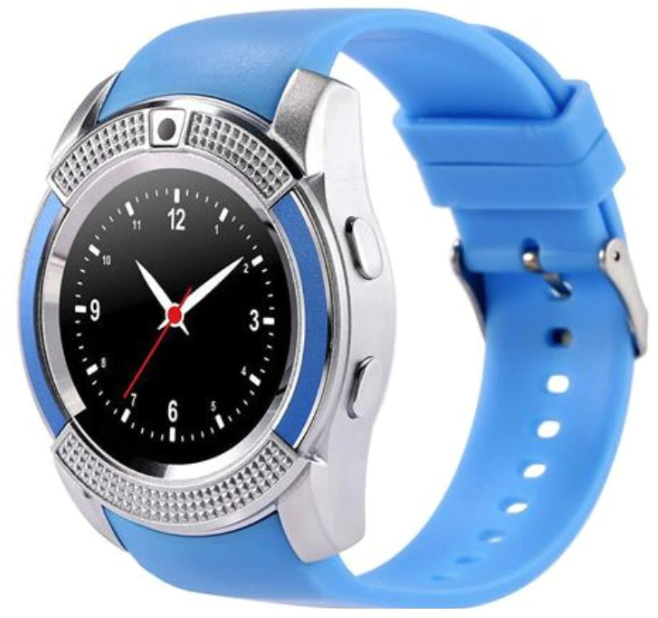 Smartwatch V8 HandsFree Bluetooth 3.0 Micro SIM Android Camera 1.3MP Albastru